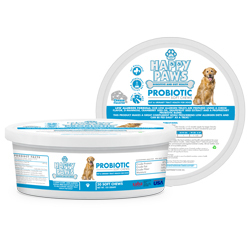 Happy paws probiotic soft chews  gut  urinary tract health for dogs 250x250 %28002%29