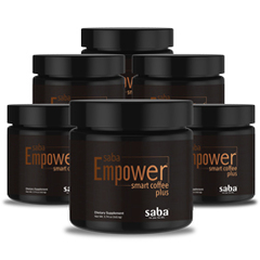 Saba Empower Smart Coffee PLUS - 6 Canisters 