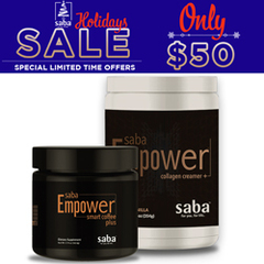 Saba Empower Smart Coffee & Collagen Creamer Combo Pack - Holiday Special 
