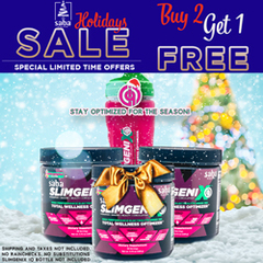 Saba SlimGenix IQ Holiday Special - BUY TWO (2) 30-Serving Canisters and Get ONE  (1) Canister Free